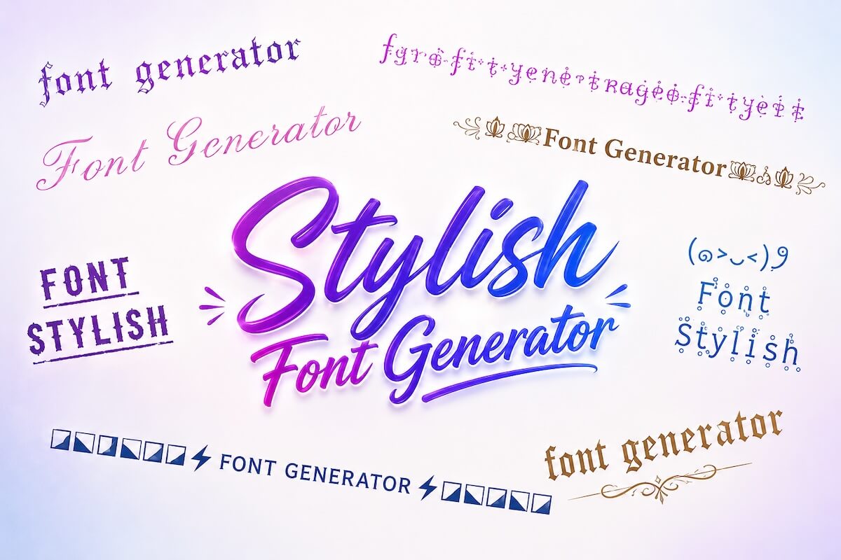 Stylish Font Art
